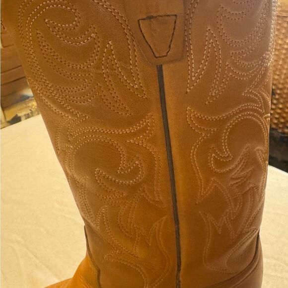 WOLVERINE MEN 9.5 Tan / butterscotch Leather‎ Western Cowboy Boots main image 11